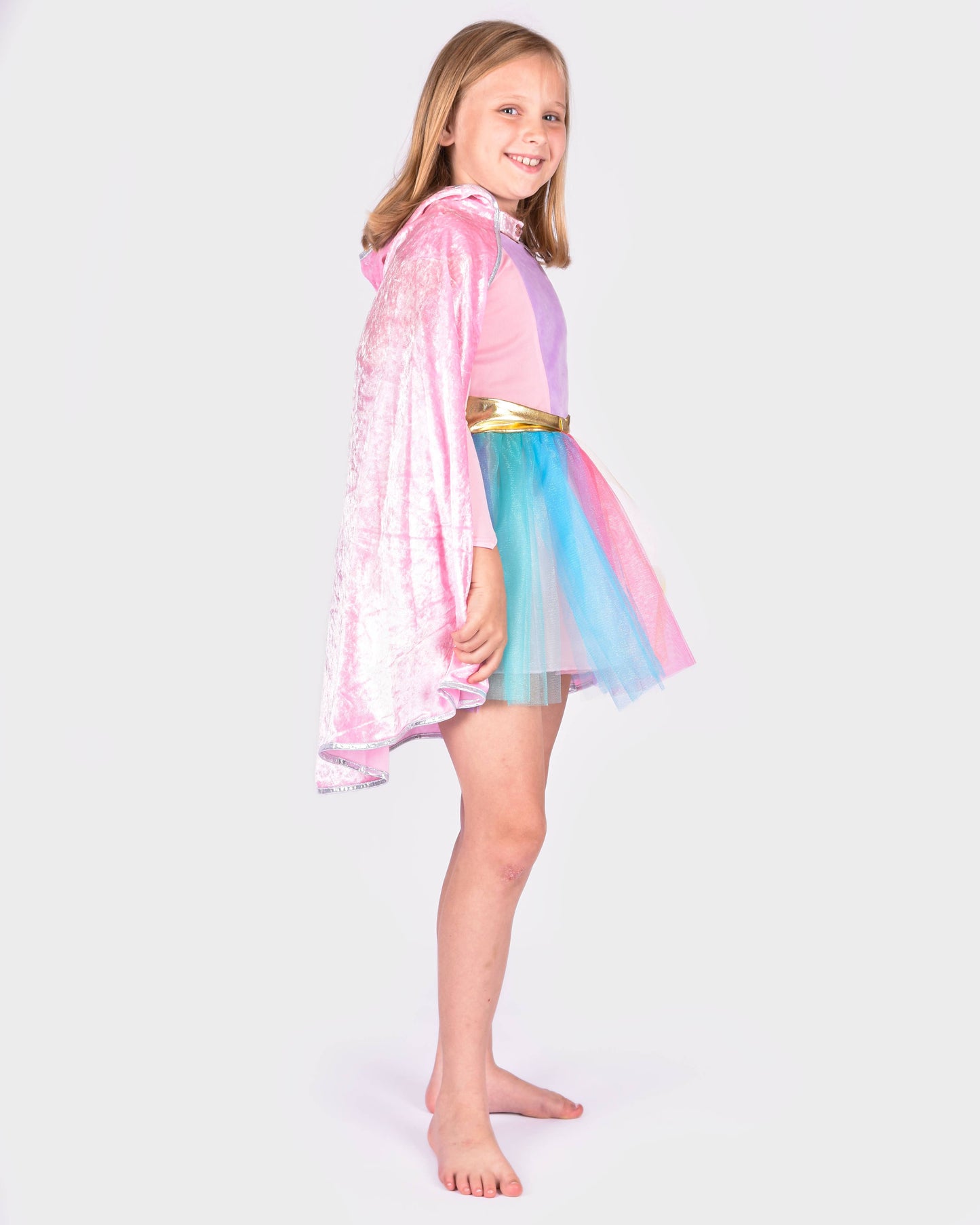 Cape pink crown in silver 98-128 cm 3-8 years