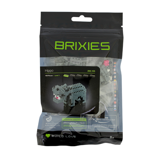BRIXIES hippopotame