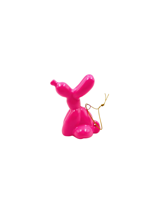 Adorno navideño “Rosa de globo”