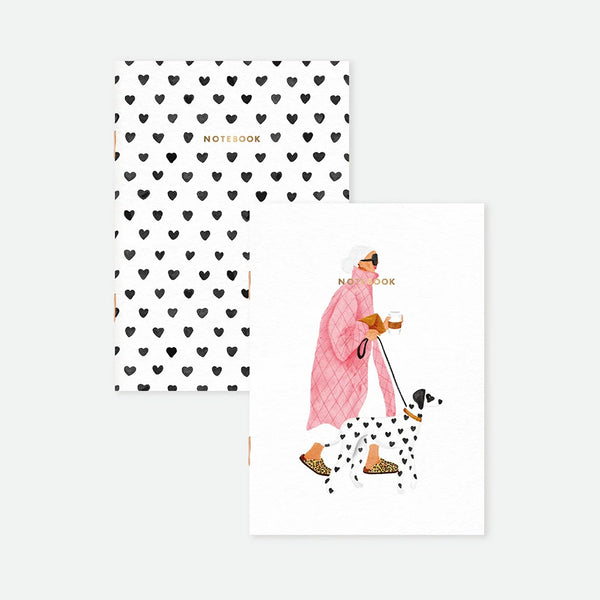 Carnets de Poche A6 « Dalmatian » – Duo