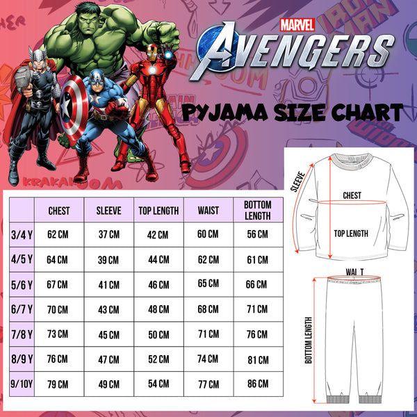 Avengers Pyjama Set - Navy