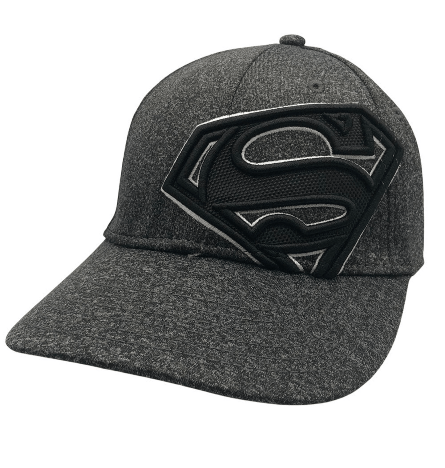 Casquette Superman logo en tissu découpé