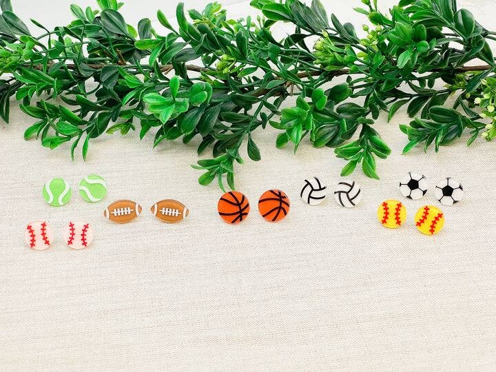Boucles d'oreilles Balle de Tennis