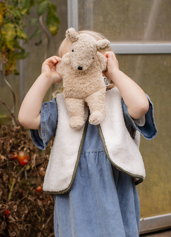 Small Teddy Bear Plush | Linen