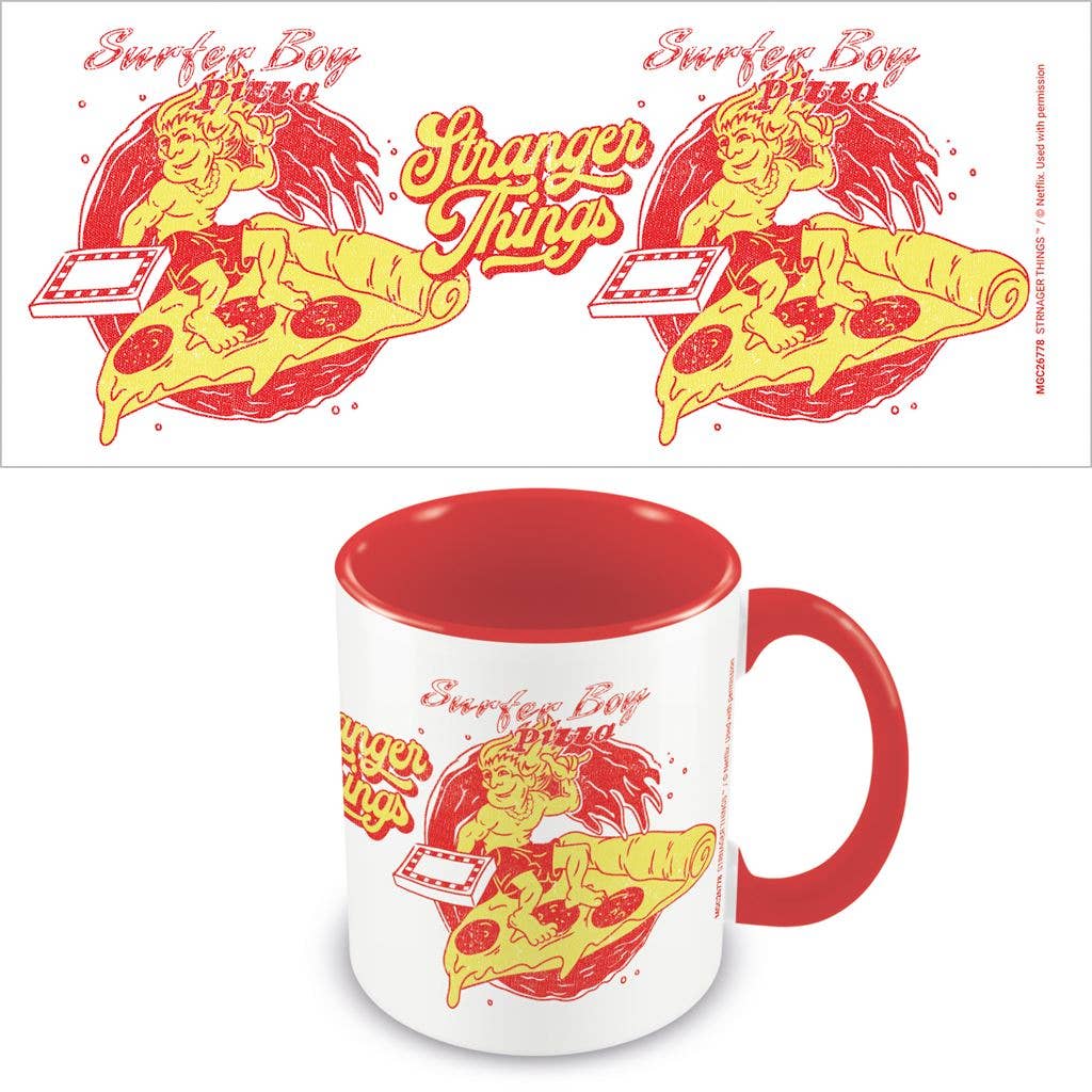 Taza Stranger Things 4 - Pizza Surfer Boy