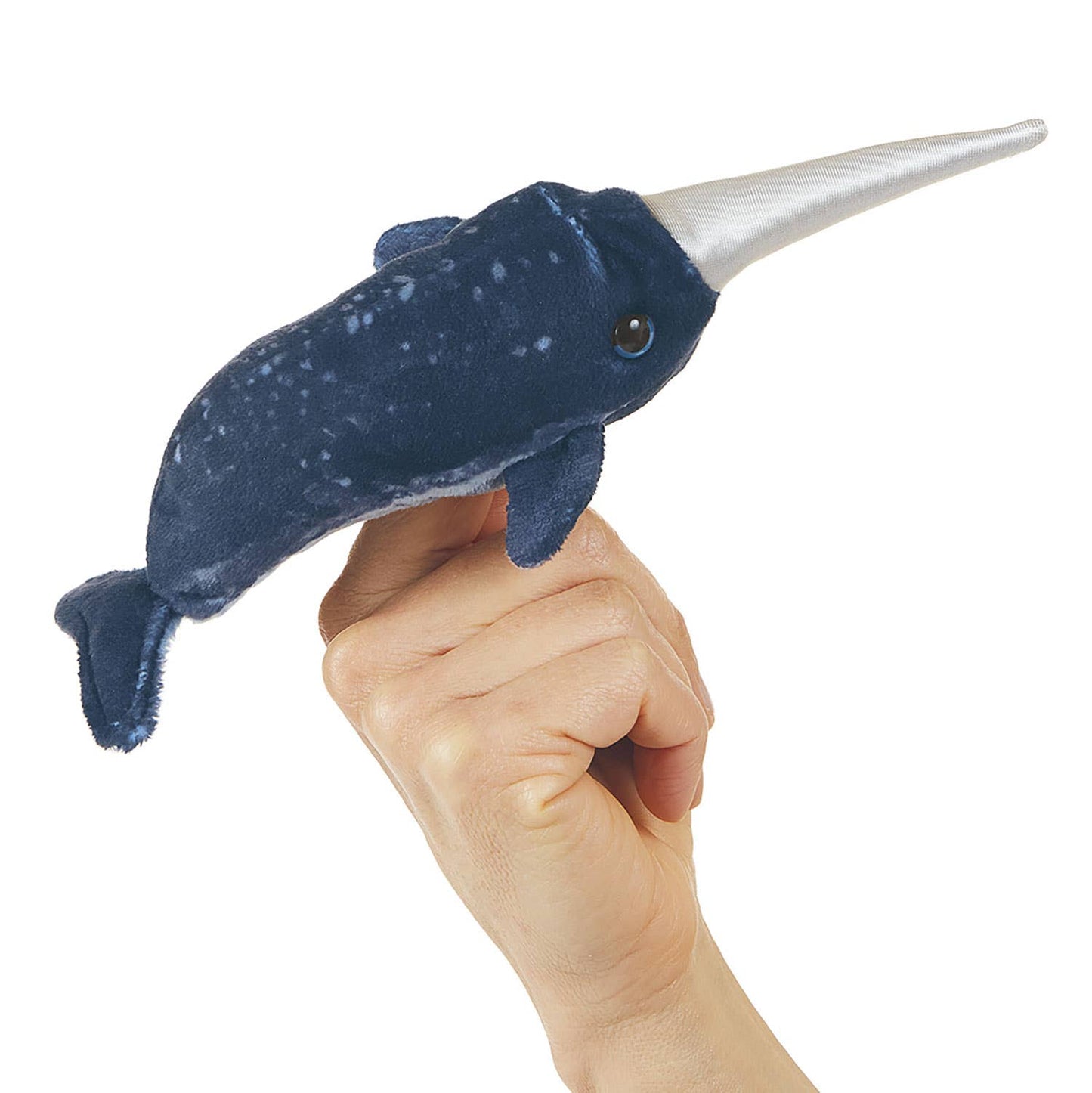 Marionnette à main Mini Narval 2796/ Mini Narval Folkmanis réaliste