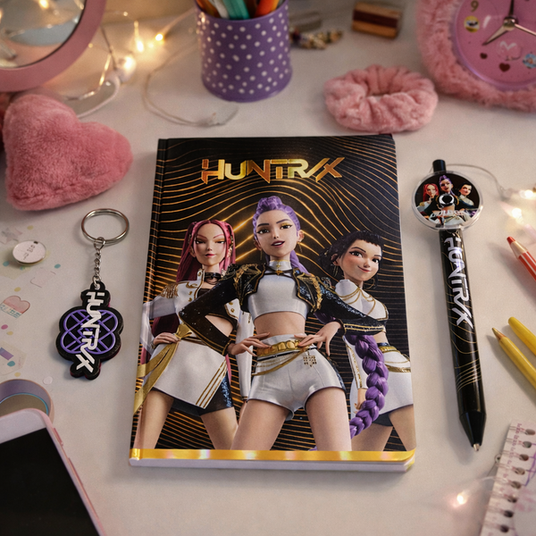 KPop Demon Hunters - Set de carnets - Doré
