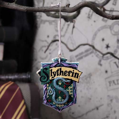Decoración navideña de Harry Potter - Escudo de Slytherin
