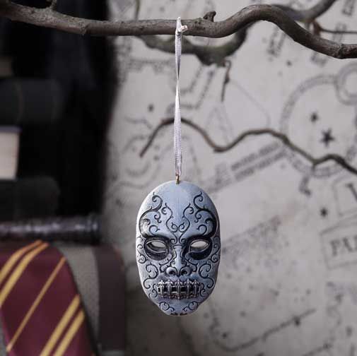 Decoración navideña de Harry Potter: Máscara de mortífago
