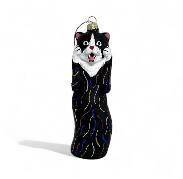 Kerstbal Kat "De Schreeuw"