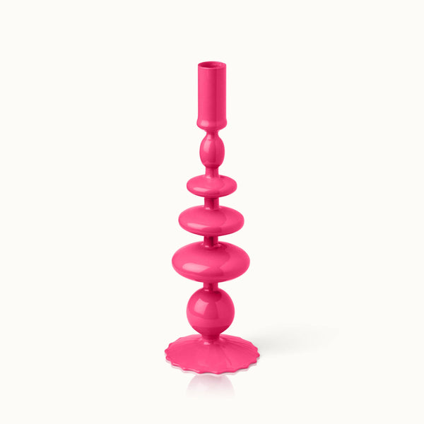 Portacandele in vetro a bolle di Barbie