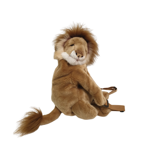 Sac à dos peluche enfant lion - Wild & Soft