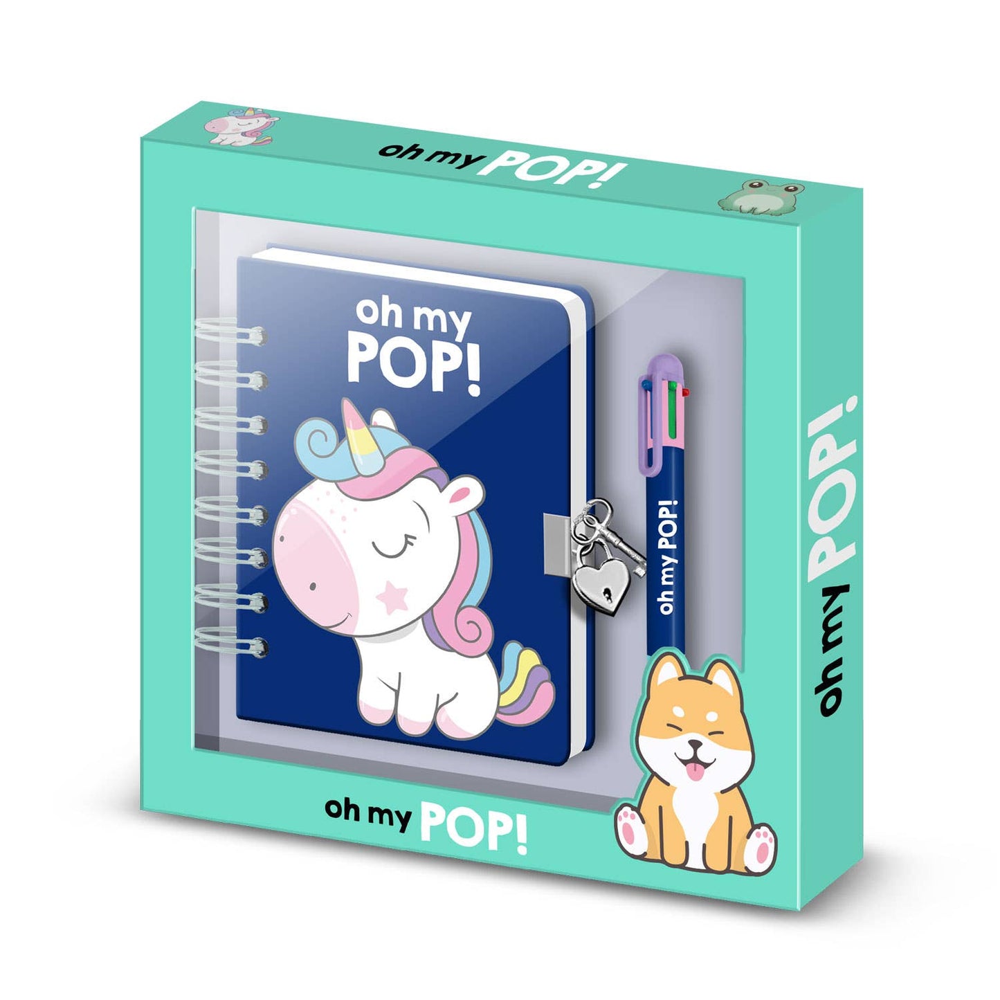 Oh My Pop Sweety A5 Journal Pack + 6 Colour Pen