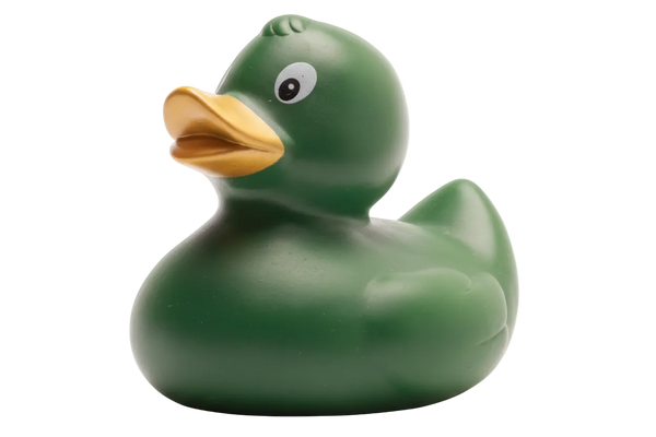 Pato verde oscuro