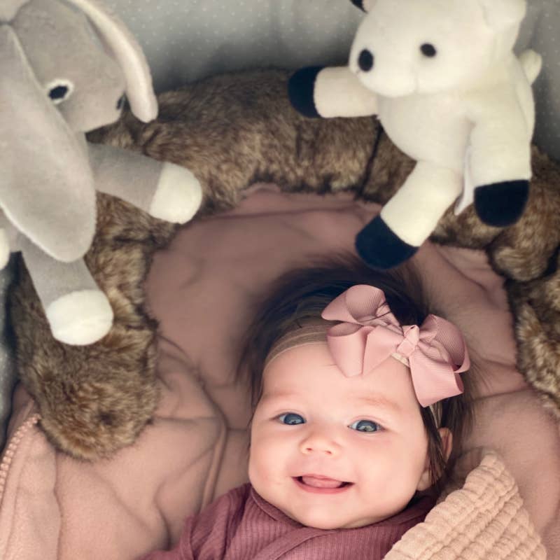 Móvil para cochecito de oso polar - Blanco