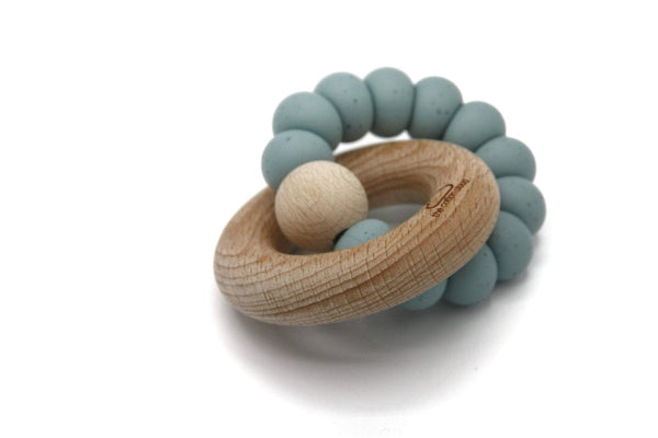 Beissring Round aus Silikon Jade