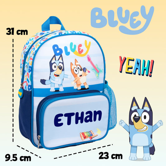 Bluey enfant Sac à dos – Light bleu