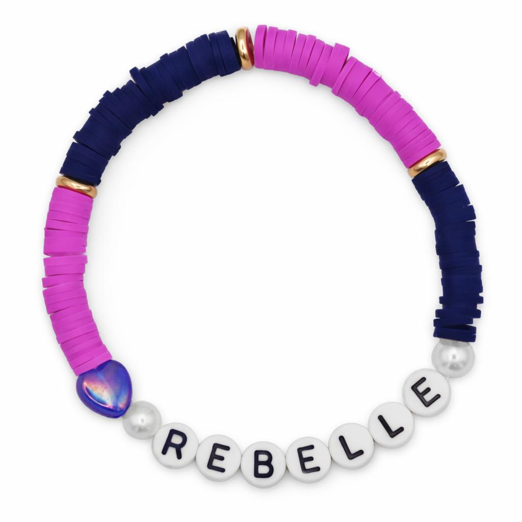 Swifties REBEL Friendship Bracelet - Purple & Dark Blue