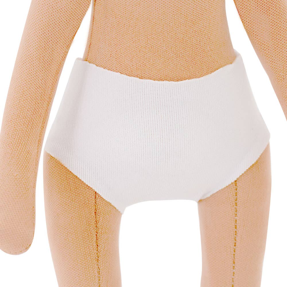 Set de vêtements : chemise à carreaux pour poupée 28 cm