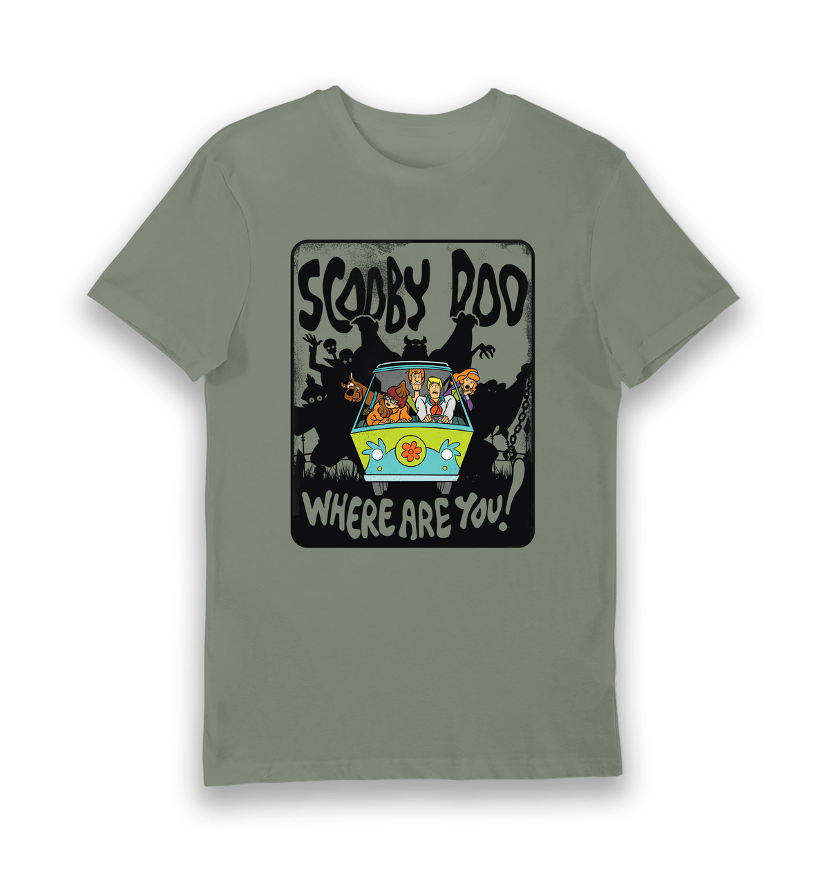 T-shirt adulte Scooby-Doo Mystery Machine Where Are You