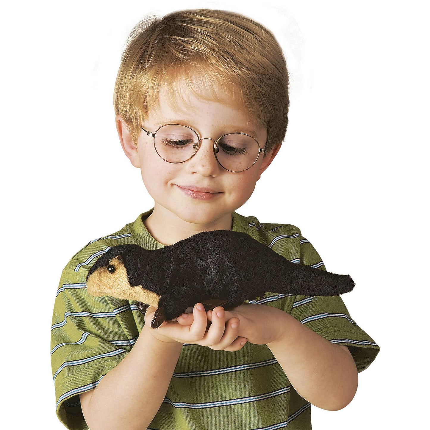 Marionnette à main Mini loutre de rivière 2684/ Mini loutre de rivière Folkmanis réaliste