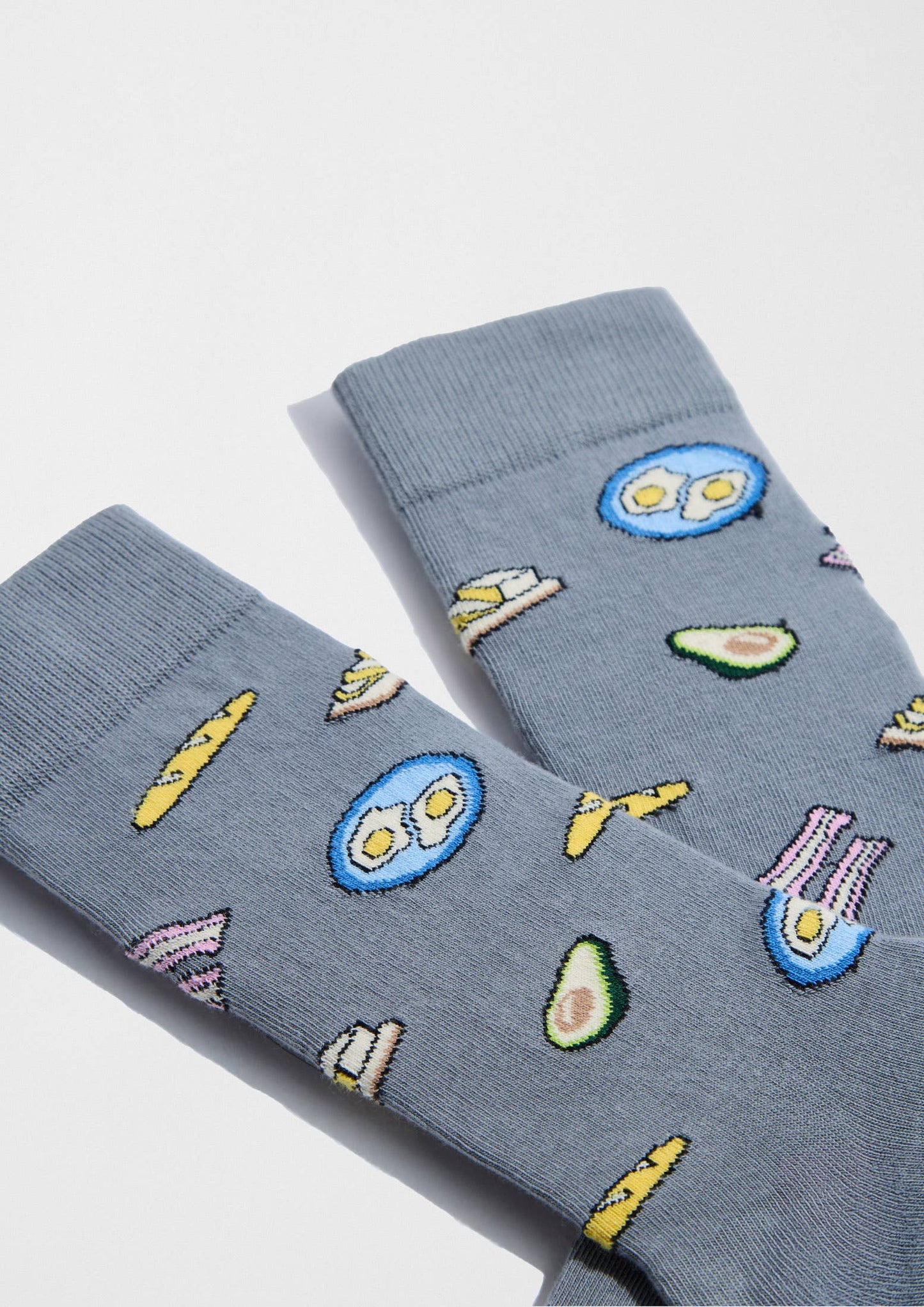 BeBrunch Dusty Blue - 100% Organic Cotton Socks