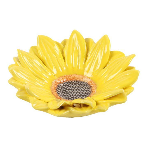 Piatto portaoggetti a forma di girasole