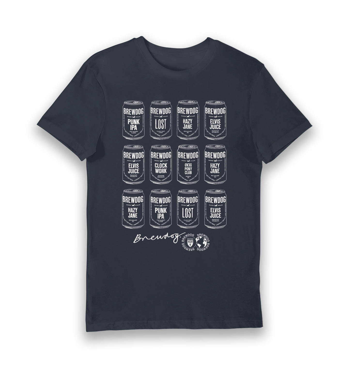 T-shirt adulte BrewDog Outline Cans