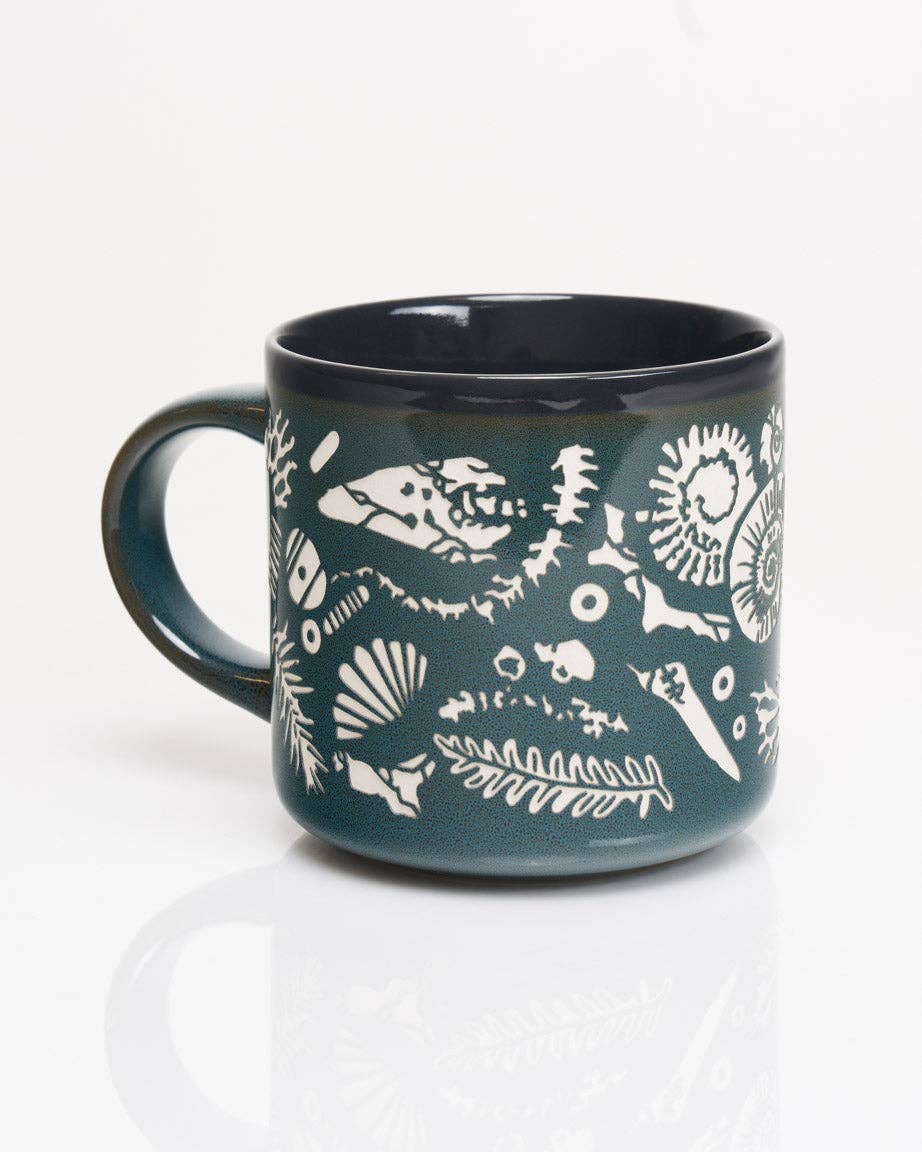 Mugs sculptées à la main Fossils (430 ml) – produit scientifique Cognitive Surplus EU, vue 2