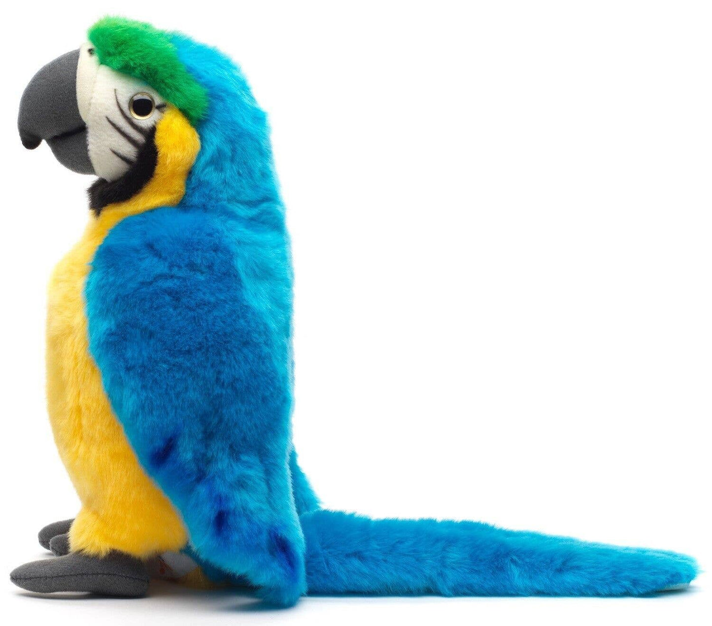 Peluche de loro guacamayo azul