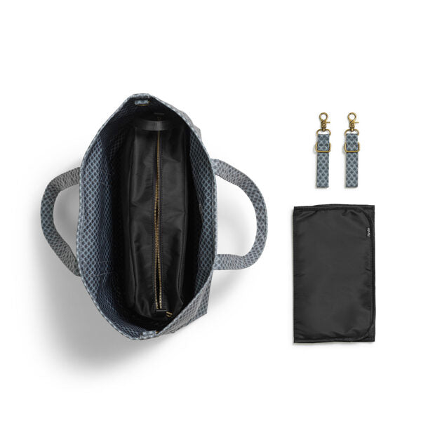 Bolso turquesa cambiante