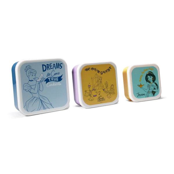 Set van 3 Disney Princess lunchboxen