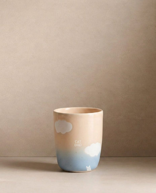 Cloud Peach Sky Medium Cup 220ml Pet Collection