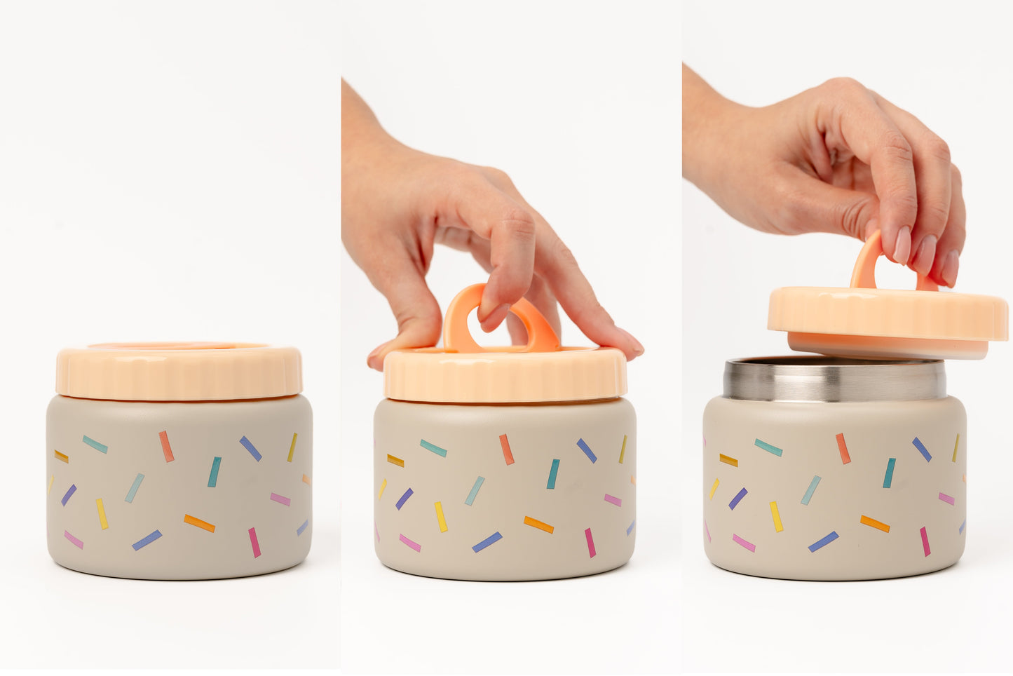 Stainless steel thermal food container CONFETTI 500ml