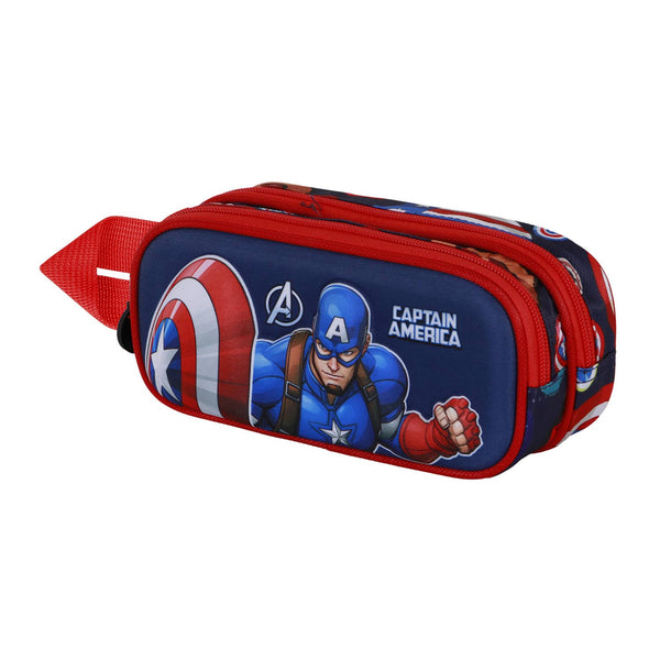Marvel Captain America Patriot-Trousse 3D Double