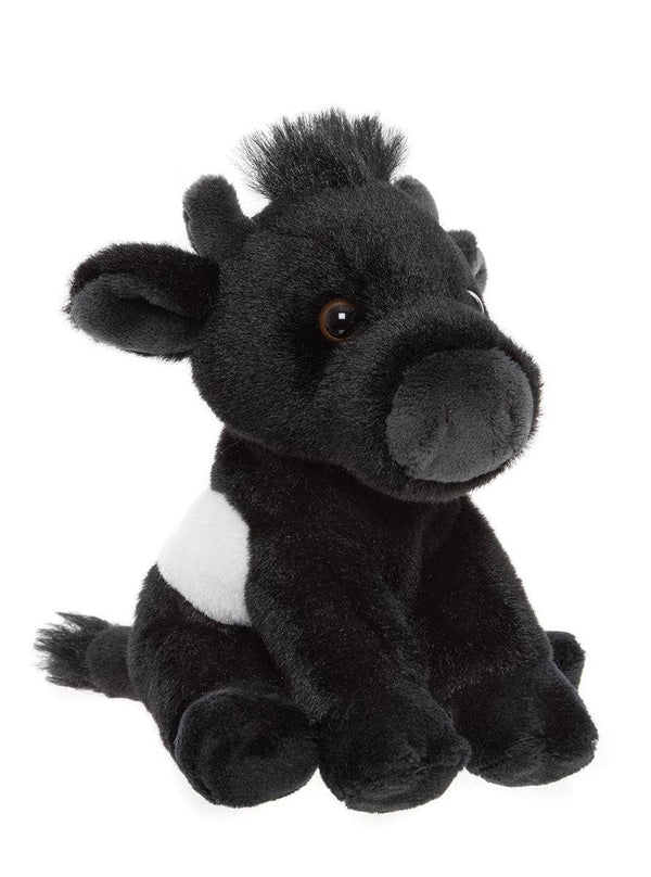 Peluche a forma di mucca con cintura