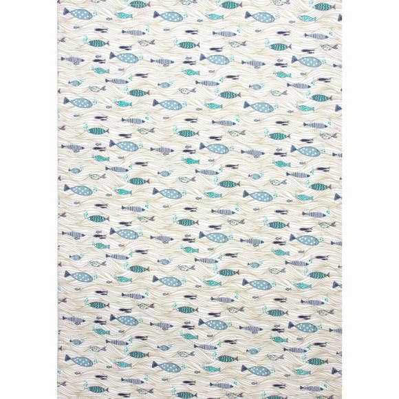Torchon Shoaling Fish 71 x 51 cm