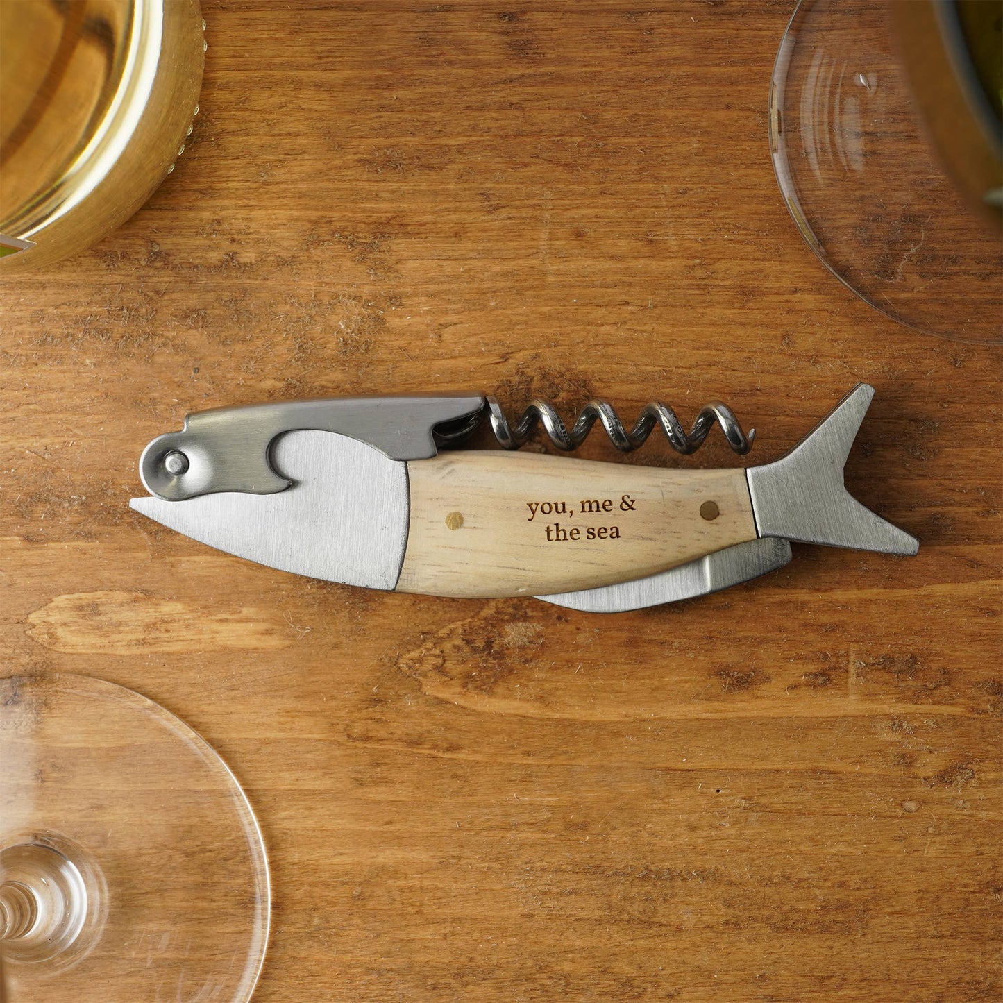 Sommelier Fish Corkscrew “You, Me & The Sea”