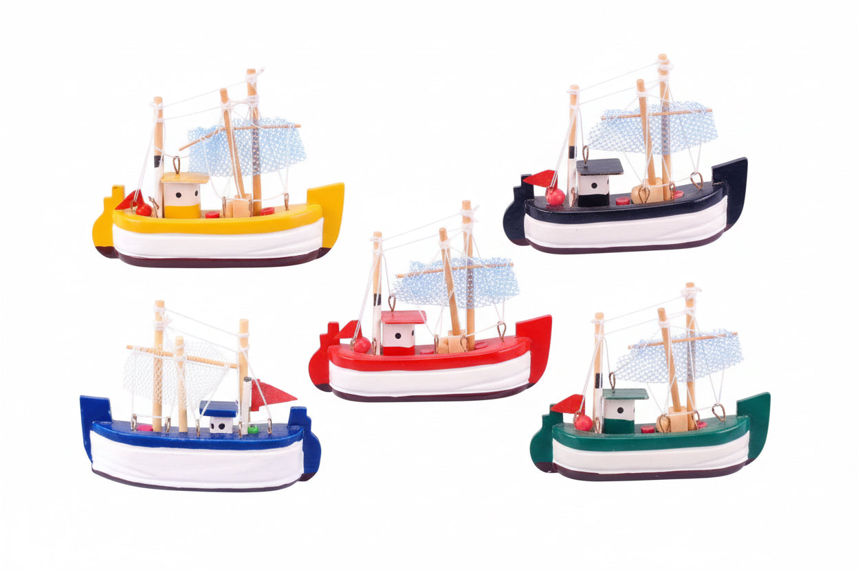 Aimants bateau de pêche 5-Pack