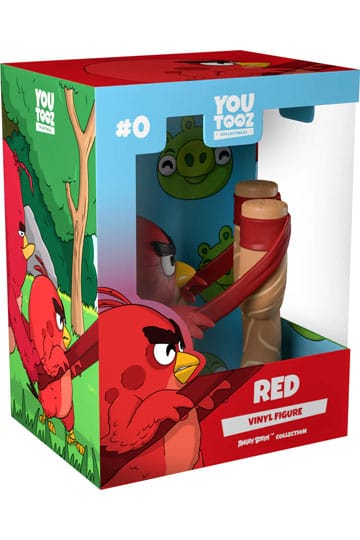 angry birds vinyl figurine red youtooz