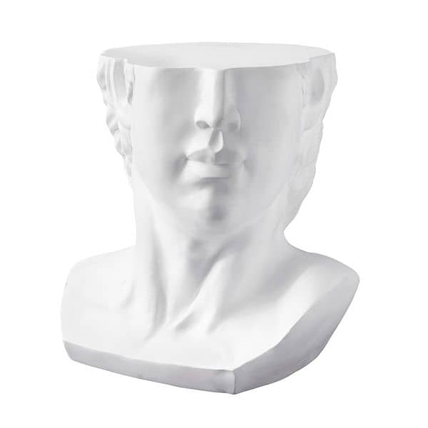 David bijzettafel, Magnesia White, 53 x 46 x 53 cm