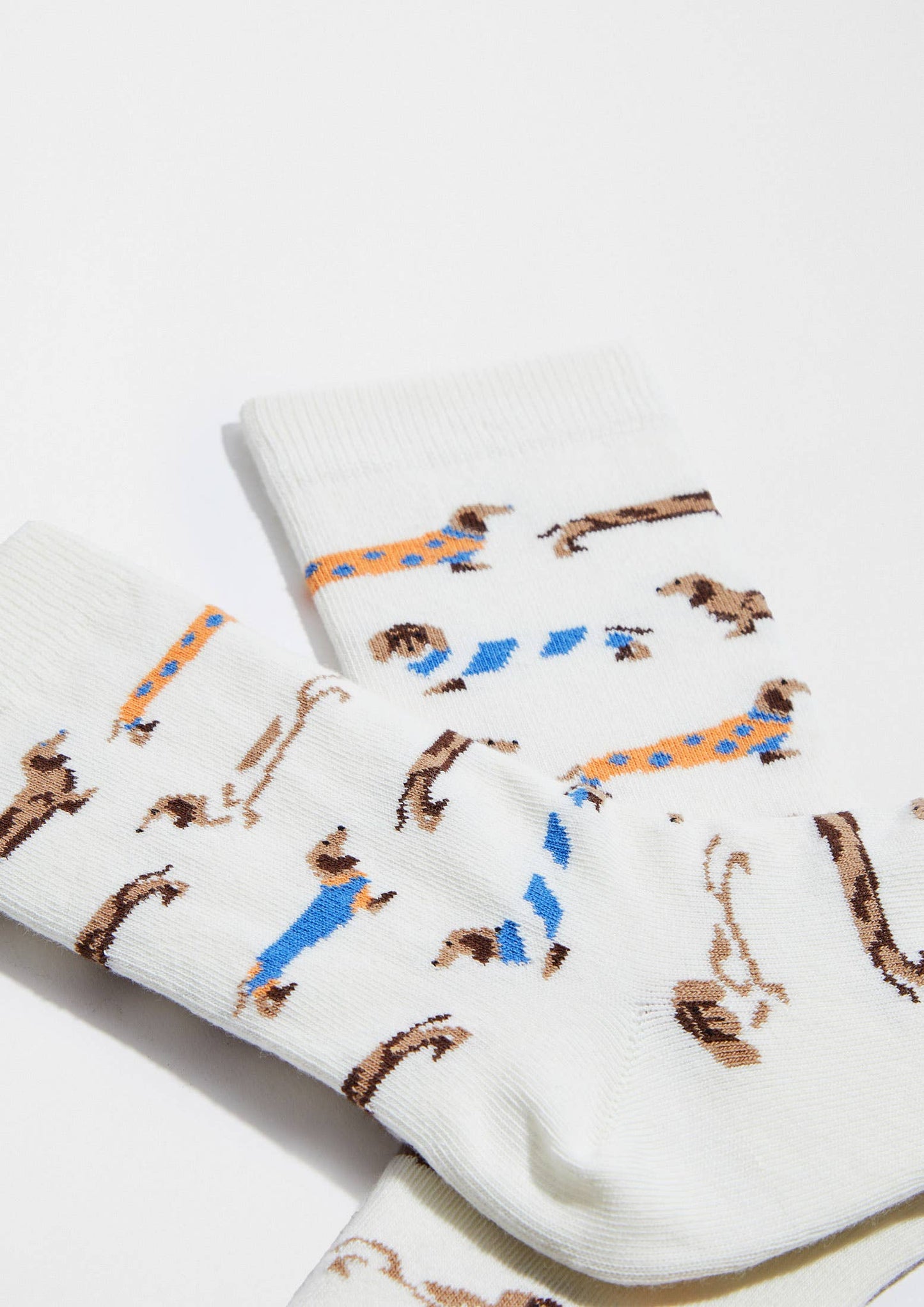 BePets OffWhite - Chaussettes en coton biologique à 100%