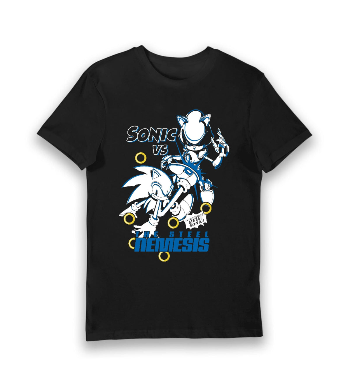 T-shirt adulte Sonic Metal Sonic The Steel Nemesis