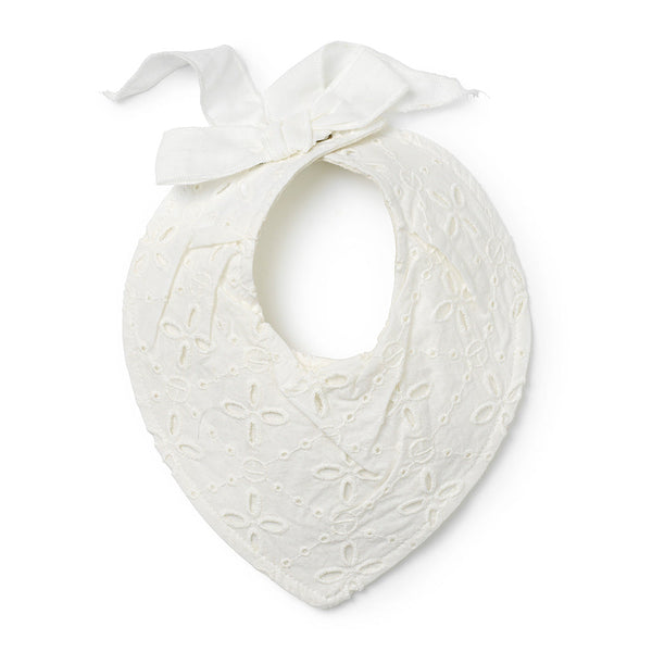 Bavoir Bandana Broderie Anglaise
