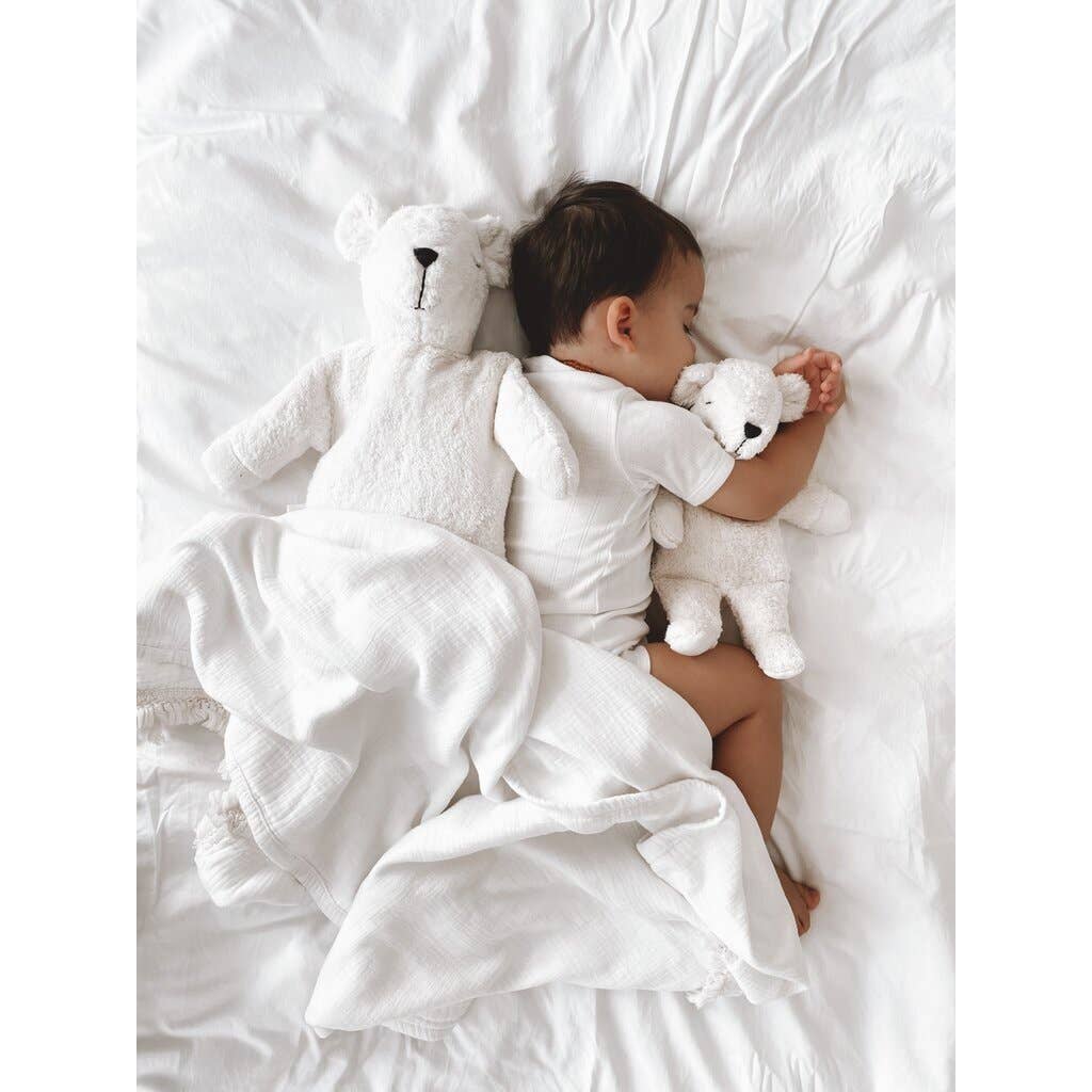 Pequeño oso polar de peluche