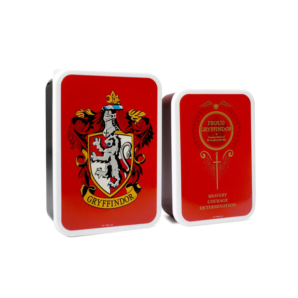 Lot de 2 boîtes repas Harry Potter - Gryffondor