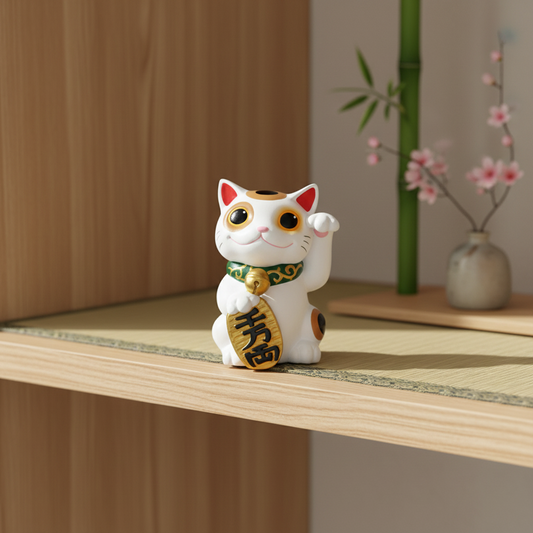 Maneki Neko gelukskat decoratief beeldje