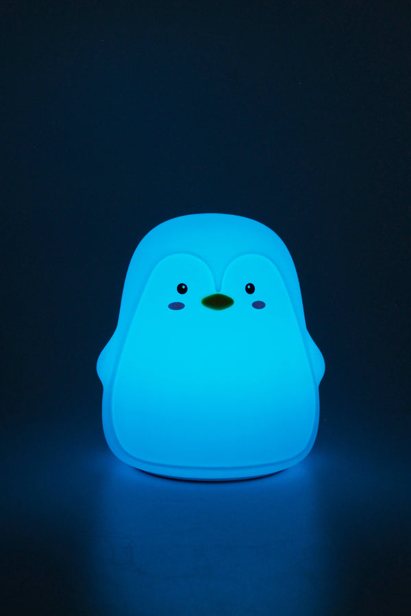 Luz nocturna de pingüino