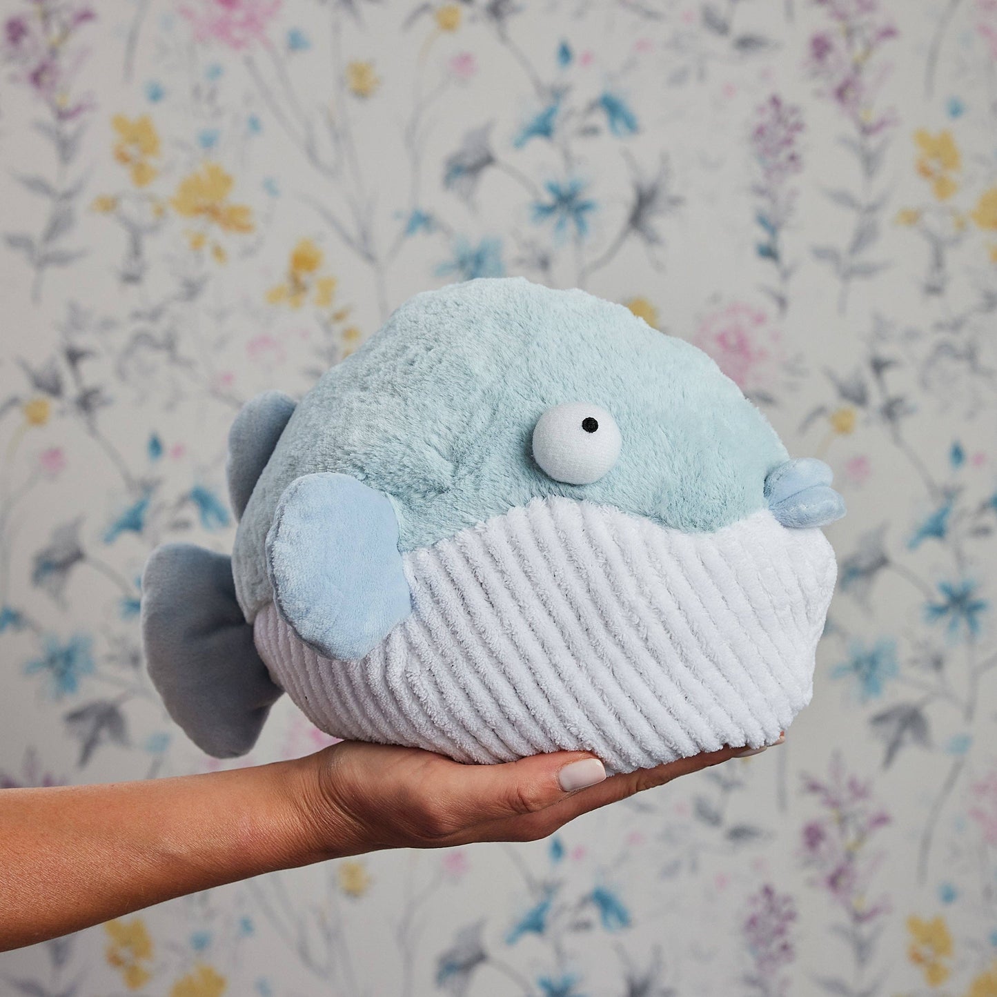 Garrafa de água quente de peluche Warmies em forma de peixe bolha