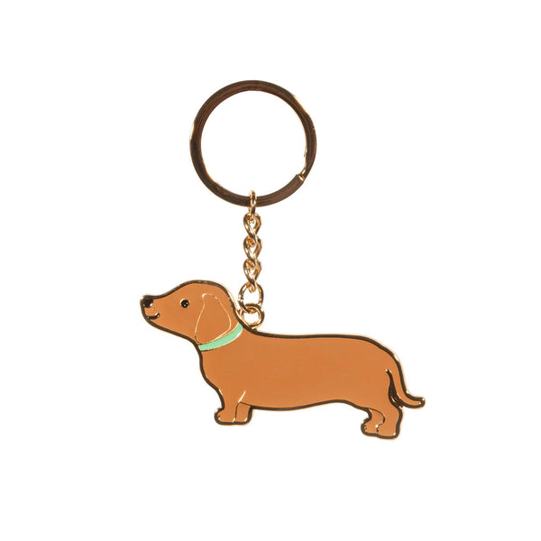 llavero de perro salchicha